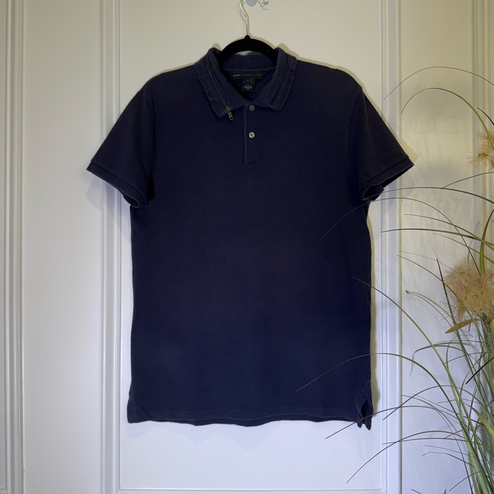 Marc By Marc Jacobs Blue Polo Shirt Casual Style